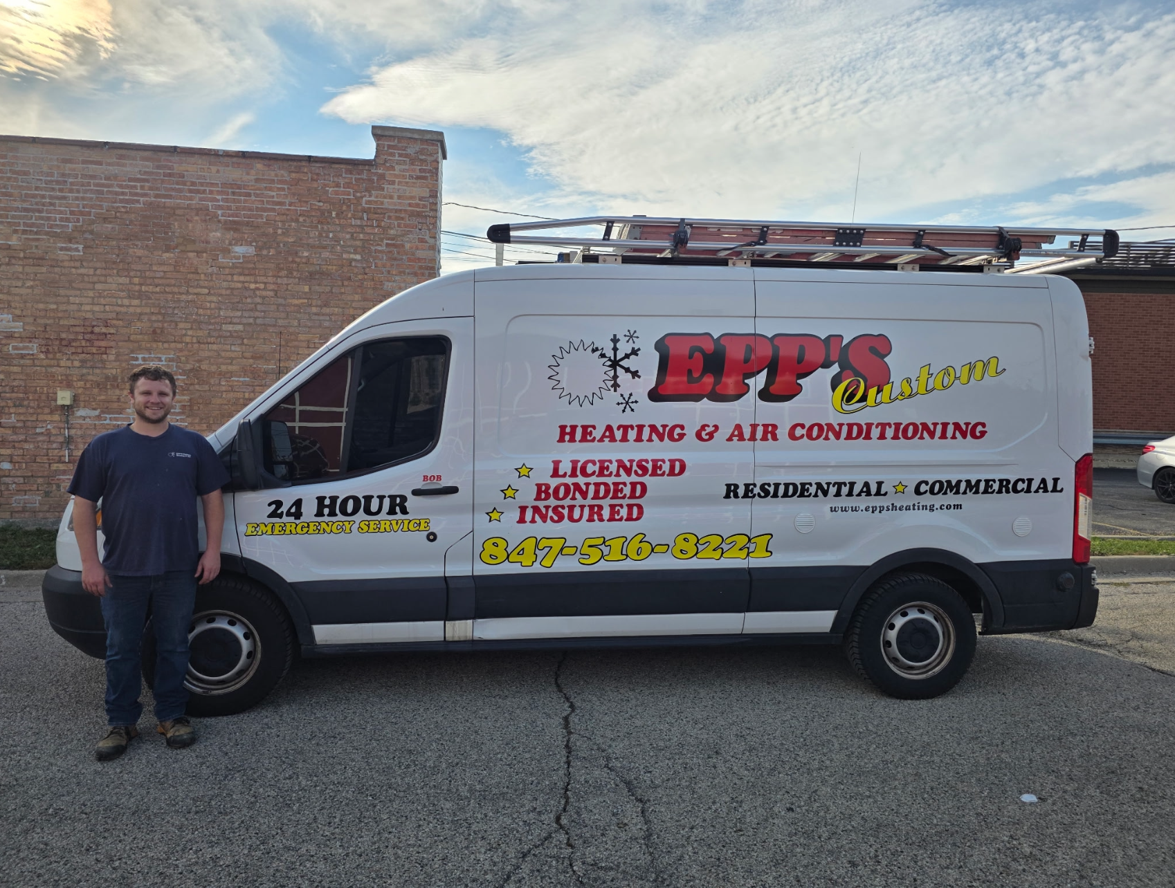 Epp’s Custom Heating & Air team photo — Fox River Grove, IL